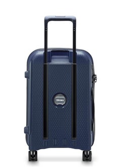 DELSEY Paris Belmont Plus Non Expandable 55cm Cabin Luggage 4 double Wheel Trolley Blue  - Image 4