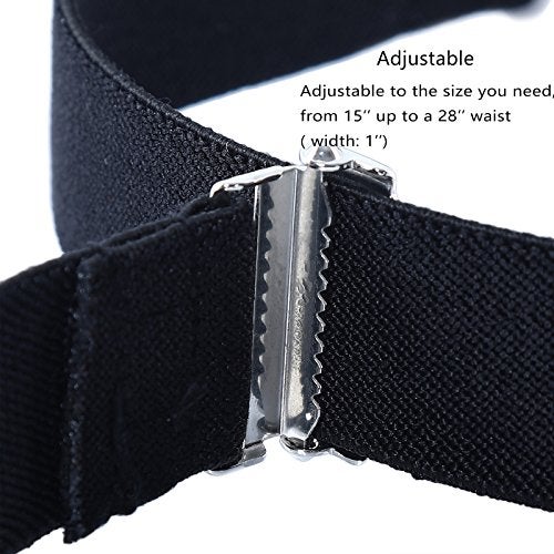 Kajeer 4PCS Kids Boys Adjustable Magnetic Belt - Elastic Belt with Easy Magnetic Buckle (2pcs Black/ 2pcs Navy Blue) - Image 5