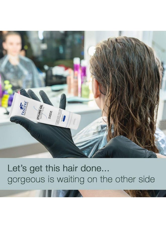 FRAGFRE FRAGFRE Styling Gel Fragrance Free 8 oz Medium Hold - Hair Styling Gel for Sensitive Skin - Hypoallergenic Parabens Free - Gluten Free Vegan Cruelty Free - for Men Women and Children  - Image 5