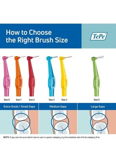 Tepe Interdental Brush Angle, Pack Of 6, 0.50 Mm, Red, Size 2  - Image 5