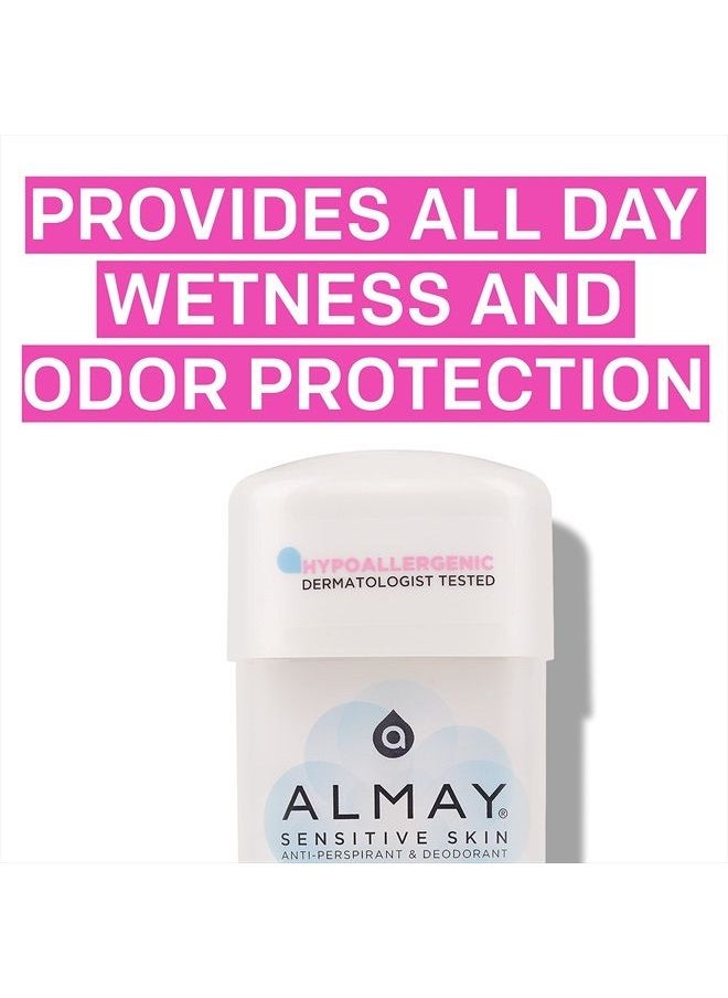 Almay Deodorant for Women by Almay, Gel Antiperspirant, Hypoallergenic, Dermatologist Tested for Sensitive Skin, Fragrance Free, 2.25 Oz  - Image 4