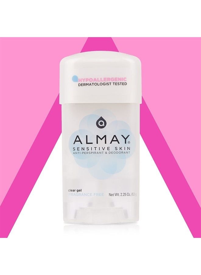 Almay Deodorant for Women by Almay, Gel Antiperspirant, Hypoallergenic, Dermatologist Tested for Sensitive Skin, Fragrance Free, 2.25 Oz  - Image 5