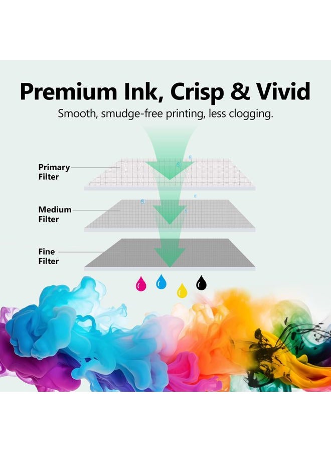 COLORETTO Remanufactured Ink Cartridges Replacement for HP 65XL 65 XL Combo Pack N9K04AN for Envy 5055 5052 5058 DeskJet 3755 2655 3720 3722 3723 3752 3758 2652 2624 High Yield (2 Black) - Image 5