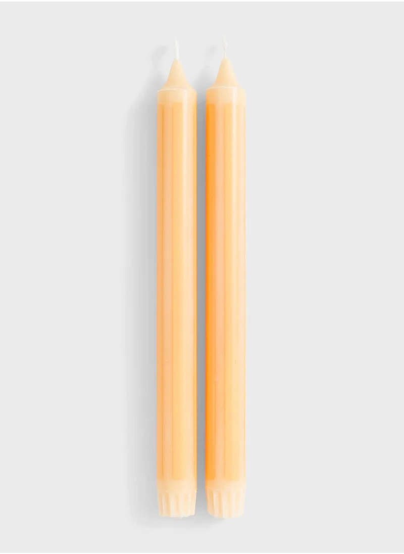 H&M 2-Pack Striped Candles