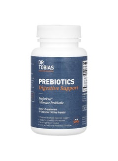 Dr. Tobias Dr. Tobias, Prebiotics, Digestive Support, 15 mg, 30 Capsules  - Image 1