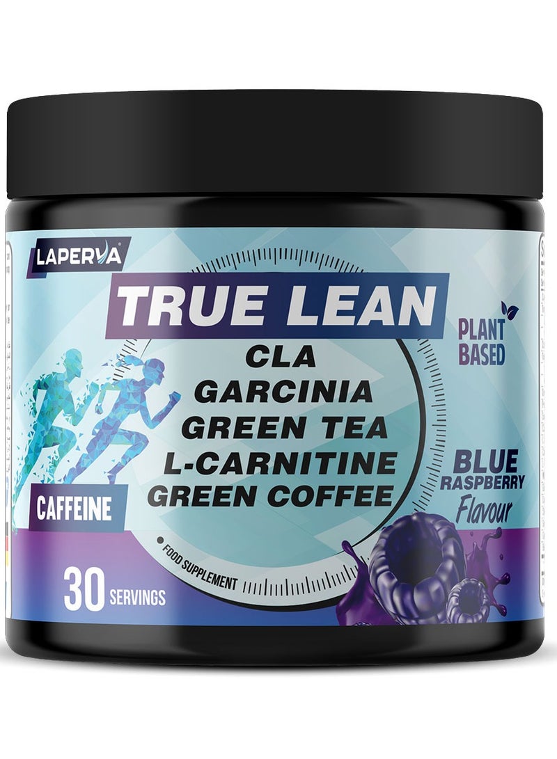 Laperva True Lean Blue Raspberry, Flavor, Vegan, Lactose-Free, 210g - Metabolic Boost, Appetite Control, Energy, Weight Management-30 Servings