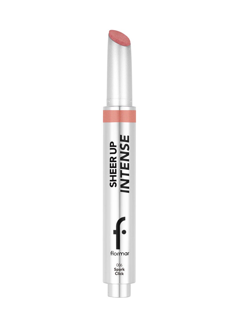 فلورمار Sheer Up Intense Lipstick, High-Shine Glossy Lip Color, Hydrating Non-Sticky Buildable Lip Stick – 006 Spark Click SPARK CLCK - Image 1