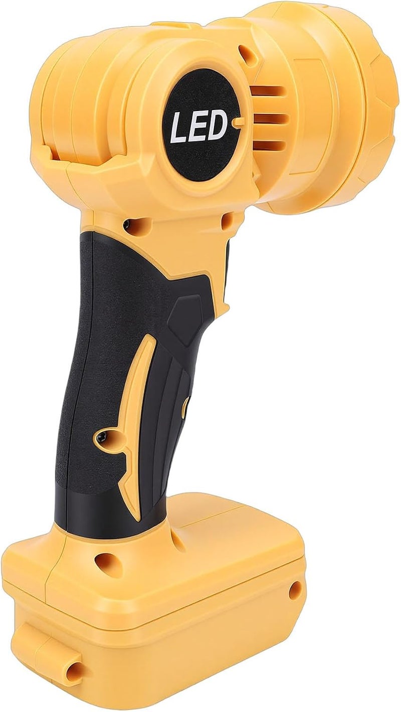 Cordless LED Work Light, 9 LED Optical LM Brightness Light, 2 Levels Adjustable with 140 Degree Rotating Head, Ideal for Auto Repair, Construction, Camping & Emergency - Image 1