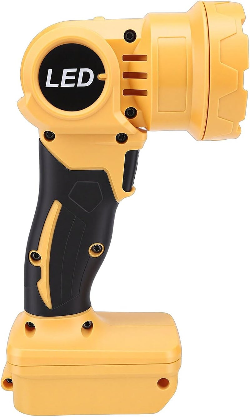 Cordless LED Work Light, 9 LED Optical LM Brightness Light, 2 Levels Adjustable with 140 Degree Rotating Head, Ideal for Auto Repair, Construction, Camping & Emergency - Image 3