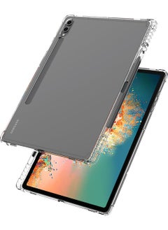 Rock Pow Clear Case for Samsung Galaxy Tab S9 FE+ / S9 FE Plus 12.4-Inch 2023 Case Ultra Clear Slim Case Soft TPU Lightweight Protective Back Cover with Pen Holder Anti Scratch Anti Slip for SM-X610/X616B  - Image 2