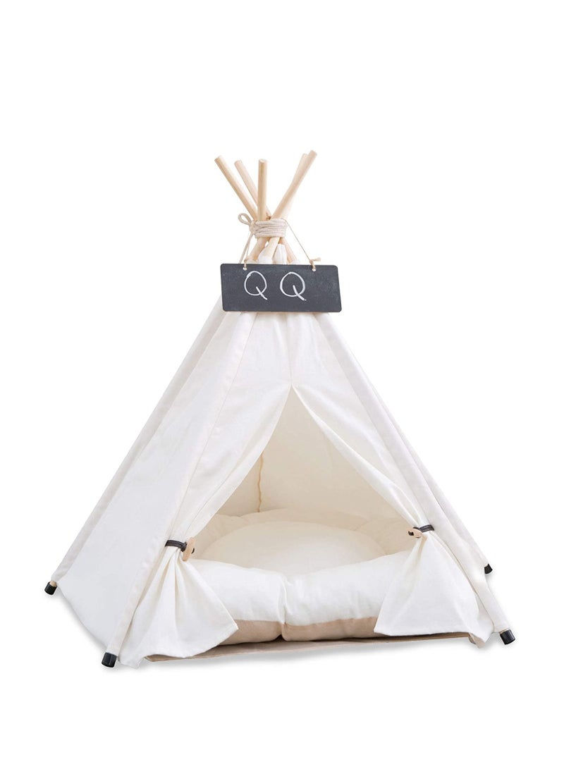 Arabest Pet nest, Portable Pet Tents for Small Dogs or Cats, Puppy Sweet Bed Washable Dog or Cat Houses with Cushion  - Image 1