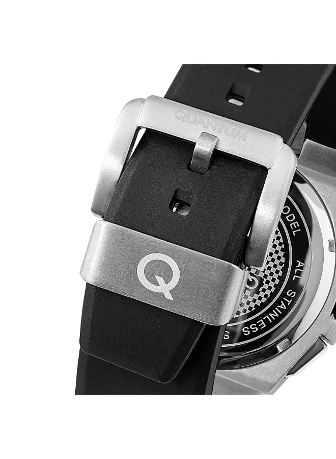 Quantum Men's Silicone Chronograph Watch HNG949.351 - 45 mm