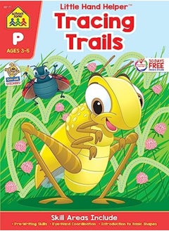 School Zone Tracing Trails Workbook With Stickers