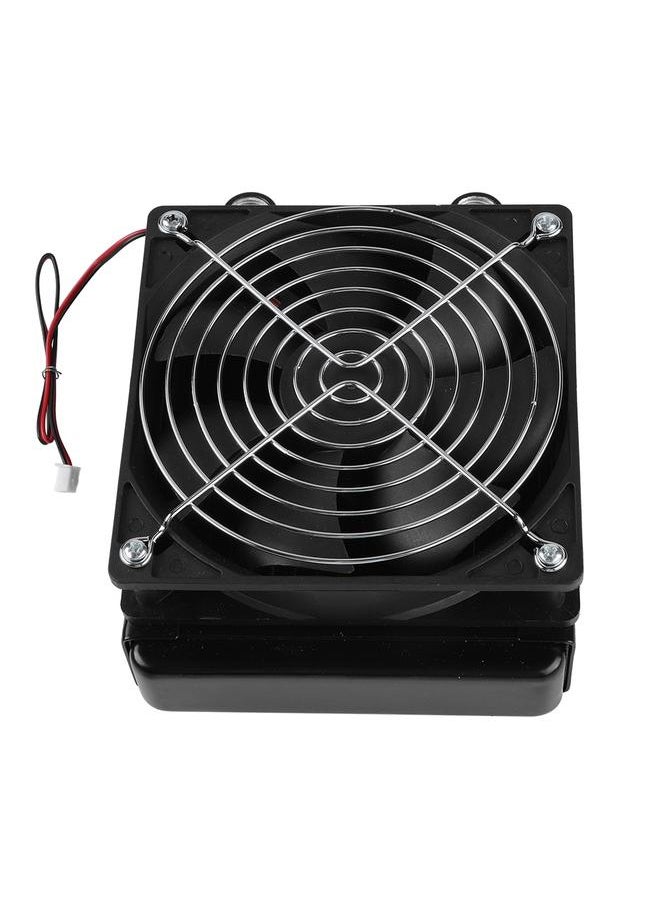 Thoraya - CPU Water Cooling Radiator G1/4 Thread Heat Row Radiator with Fan 18 Tubes (120mm) - Image 1