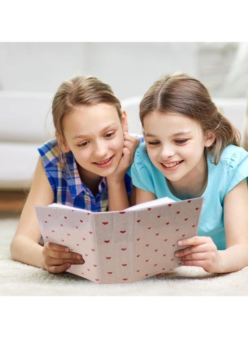 Winner 1-Piece Heart Photo Album 100 Photos (4 x 6 Inch) - Portable Mini Linen Cover Scrapbook Album for Kids Birthday Family Wedding Anniversary Art & Craft Projects - Image 4