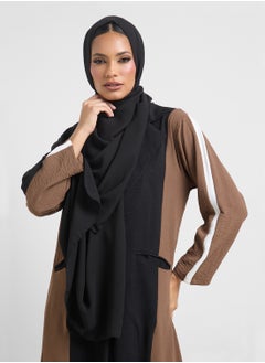 Khizana Colorblock Abaya Wih Sheila  - Image 4