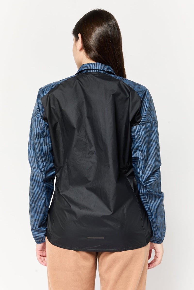 Adidas Women Sportswear Fit Long Sleeve Running Windbreaker Jacket, Multicolor - Image 4