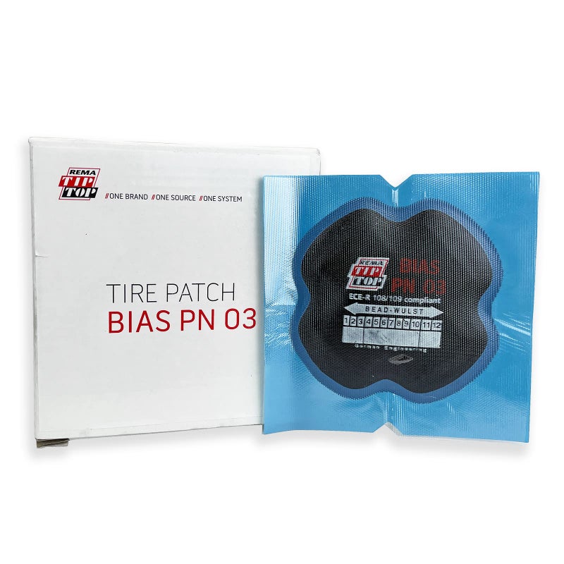Rema Tip Top 10 PN03 Bias Tire Repair Patches 4 Inches Wide Two Plies Each