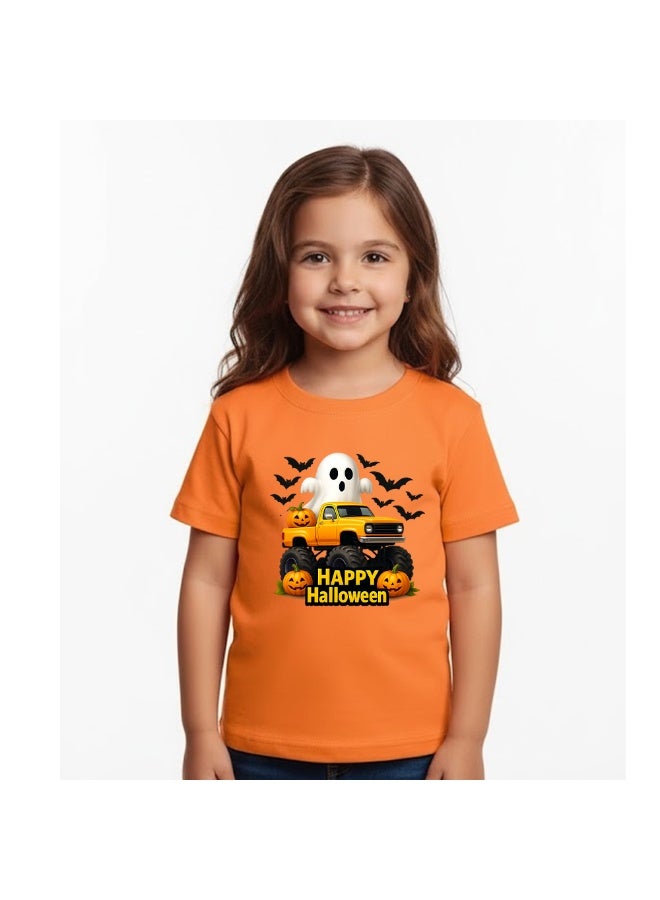 PRINTSHOP4ME Halloween T-Shirt For Boys Pumpkin Tshirt Boy Perfect For Halloween Thanksgiving Gift Ideal Souvenirs And Party Favors - Image 2