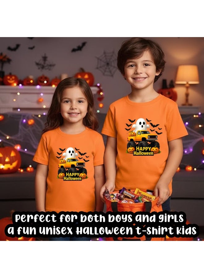 PRINTSHOP4ME Halloween T-Shirt For Boys Pumpkin Tshirt Boy Perfect For Halloween Thanksgiving Gift Ideal Souvenirs And Party Favors - Image 3