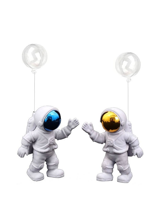 Floating Fish Tank Decorations, Aquarium Decorations Fish Tank Accessories, Suitable for All Kinds of Fish Tanks Scene Layout (2Pcs White Astronauts) - Image 1