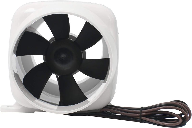 NovelBee 12V 270CFM Electric 4" in-Line Marine Bilge Air Blower with Six Blade Fan Maximize Air Flow and Efficiency - Image 4
