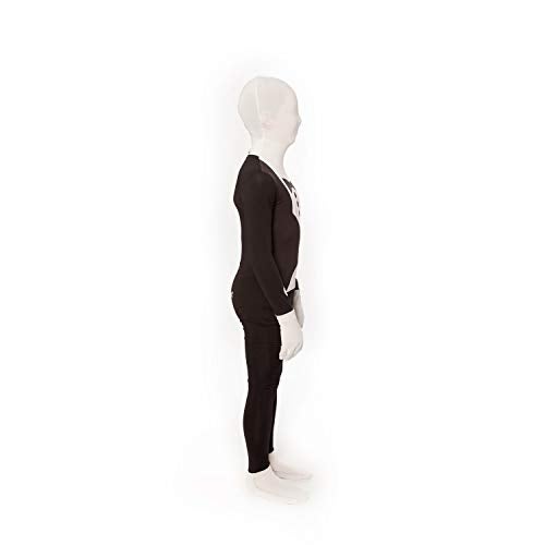 Morphsuits Tuxedo Kids Black Morph Suit, Boys Black Morph Suit, Kids Black Bodysuit Costume, Zentai Suit Scary Costumes Kids Large - Image 3