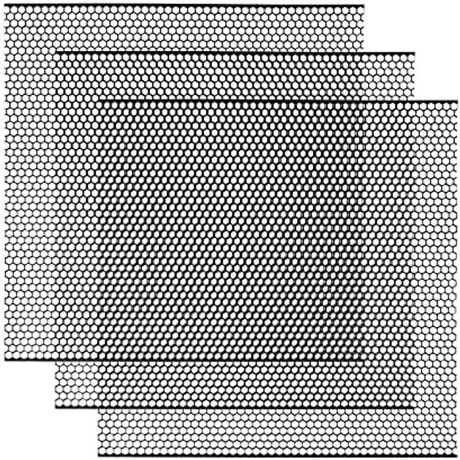 AggAuto 40"x13" Car Grill Mesh - Black Aluminum Alloy Rhombic Hole Bumper Grille Insert, Universal Fit - Image 3