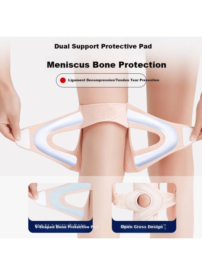 Cabanis Sports Knee Brace For Meniscus Injury Synovitis Medical Effusion Patellar Ligament Joint Pain Running Uni - Image 2