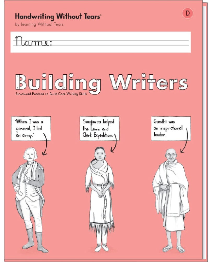 Learning Without Tears Building Writers, Student Edition- Grade 3, Writing Skills in Narrative, Information, Opinion Style, Writing Fluency- for School and Home Use