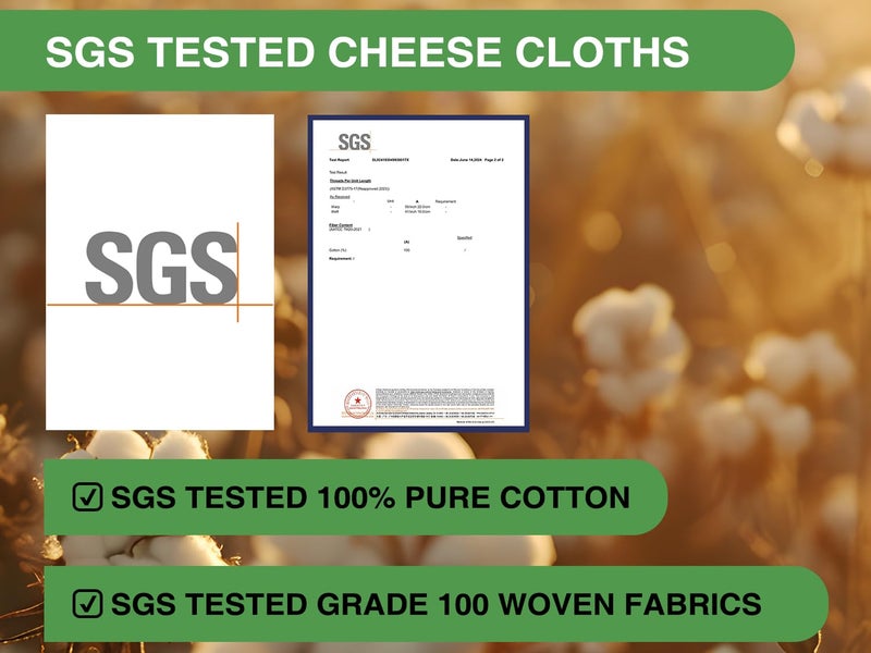 Olicity Cheese Cloths, Grade 100, 45 Sq Feet, Reusable Cheese Cloth with Closed Edges Fabric Fine Mesh Cloth, Unbleached Cotton Muslin Cheesecloth for Straining, Baking, Milk, Free Cutting - 5 Yards - Image 2