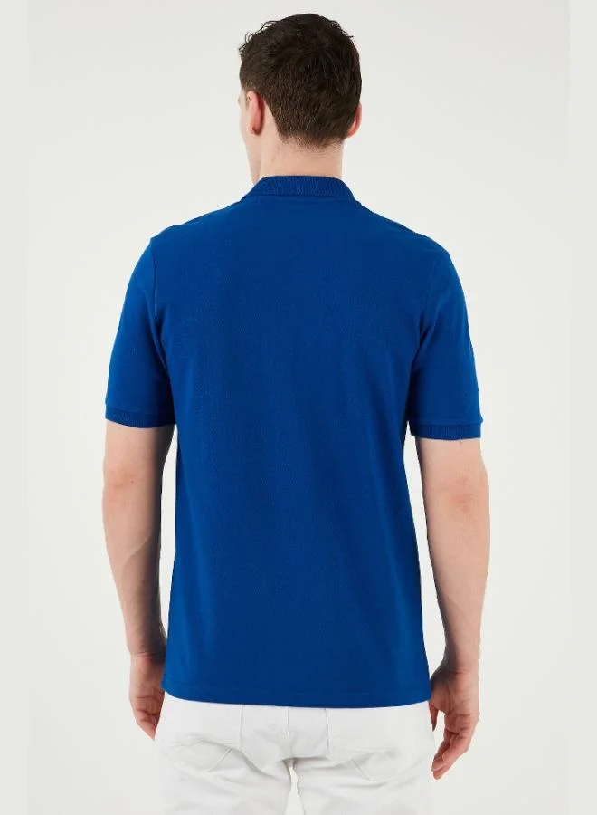 Buratti  Buratti Cotton Regular Fit Half Zipper Polo Collar T Shirt Men's Polo Collar T-Shirt 5903008 for Men | Best Price UAE