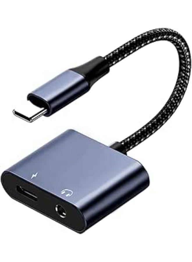 USB-C to 3.5mm Audio & 60W PD Charging Adapter – 2-in-1 Hi-Fi DAC Headphone Converter – Compatible with Galaxy S23/S22, iPad Pro, Xiaomi, Pixel 6/7  - Image 1