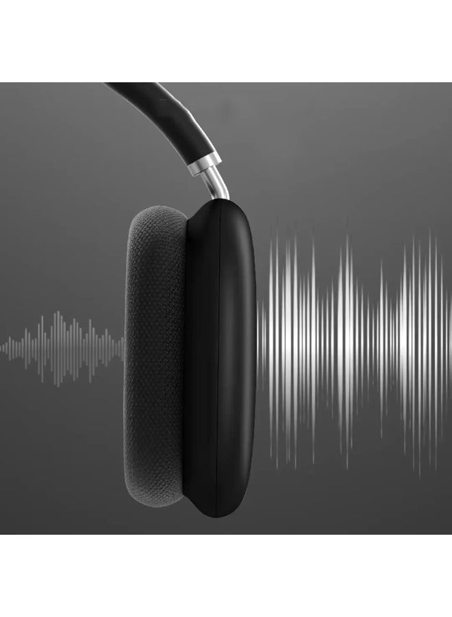 سماعات رأس لاسلكية للألعاب P9 - سماعة رأس بلوتوث تغطي الأذن مزودة بإضاءة LED ملونة، وصوت ستيريو، وبطارية قابلة للشحن للألعاب والموسيقى والمكالمات - Image 5