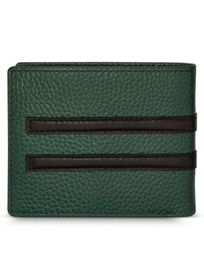POLICE Horipip Wallet For Men Bottle Green And Black