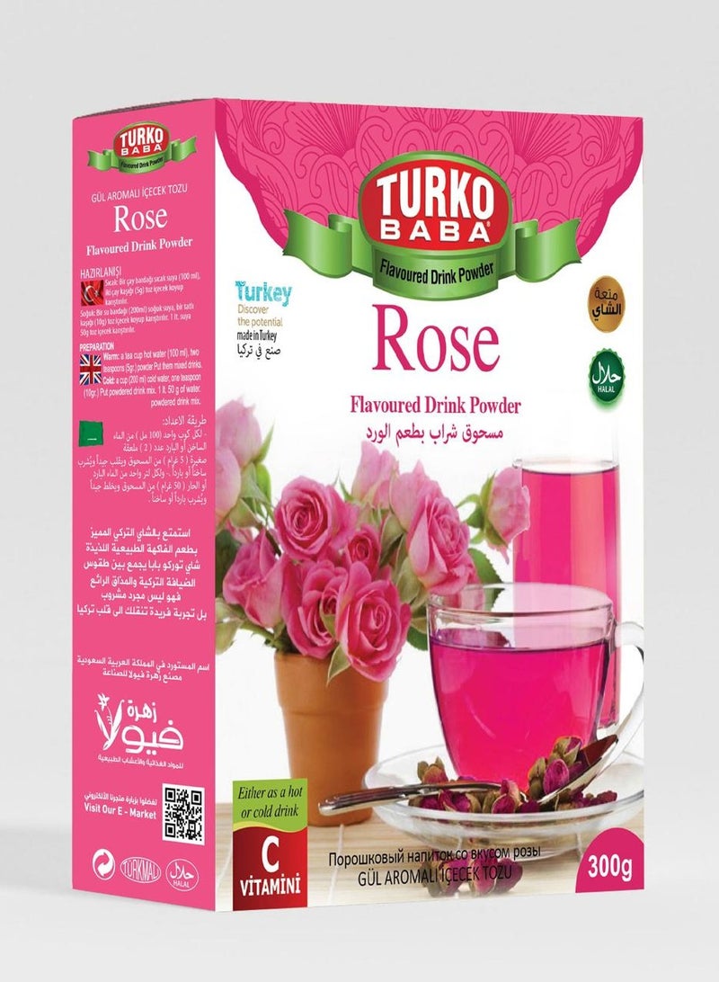 TURKO BABA Rose Flavored Drink Powder