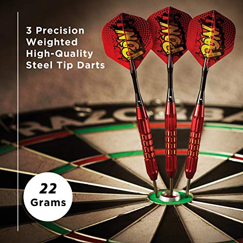 Viper Comix Steel Tip Darts: POW (Red), 22 Grams - Image 2