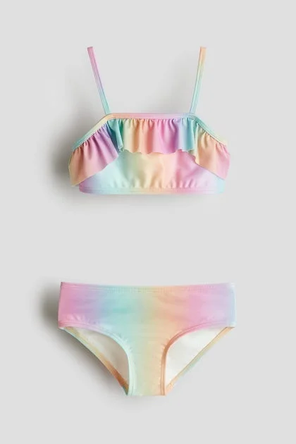 اتش اند ام Frill-trimmed bikini