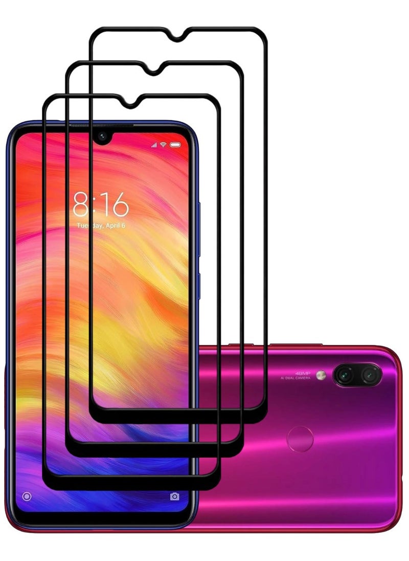 ACLIX 3 Pieces Antistatic ESD Dustproof Premium Quality High Definition Tempered Glass Screen Protector Designed For Xiaomi Redmi Note 7 - Image 1