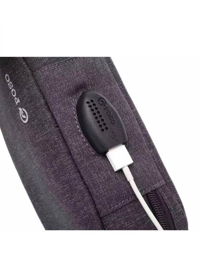 بوزو حقيبة بوسو مع قفل ومنفذ USB - Image 4