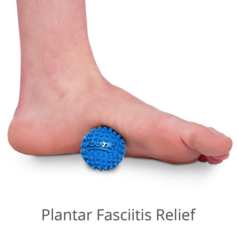 Body Back Foot StarÂ® Massager Ball and Plantar Fasciitis Roller - Soothe Foot Stress, Discomfort, Aches, & Tightness (Pack of 2, Blue, 2-Inch) - Image 4