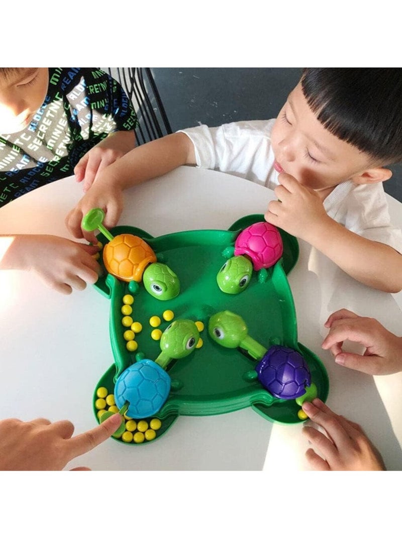 Hungry Turtle Board Game Hungry Bins Board Game Table Bean Board Game Pre-School Game Early Educational Toys for 2 to 4 Players - Image 1