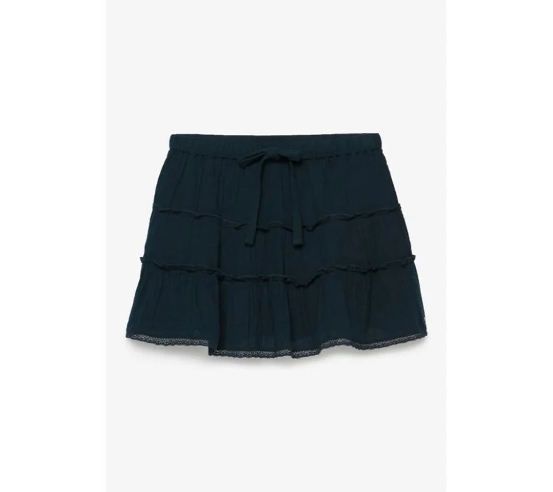 Superdry Cheesecloth Tiered Mini Skirt