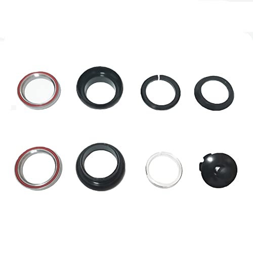 CYDZSW 1-1/8'' Threadless Bike Headset for Bikes Fork,with Spacers Star Nut Stem Cap and Bearings,Fit for MTB Mountain Race Bicycle BMX Scooter Headset Parts 34mm - Image 1