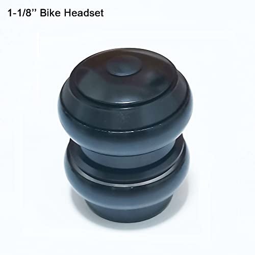 CYDZSW 1-1/8'' Threadless Bike Headset for Bikes Fork,with Spacers Star Nut Stem Cap and Bearings,Fit for MTB Mountain Race Bicycle BMX Scooter Headset Parts 34mm - Image 3