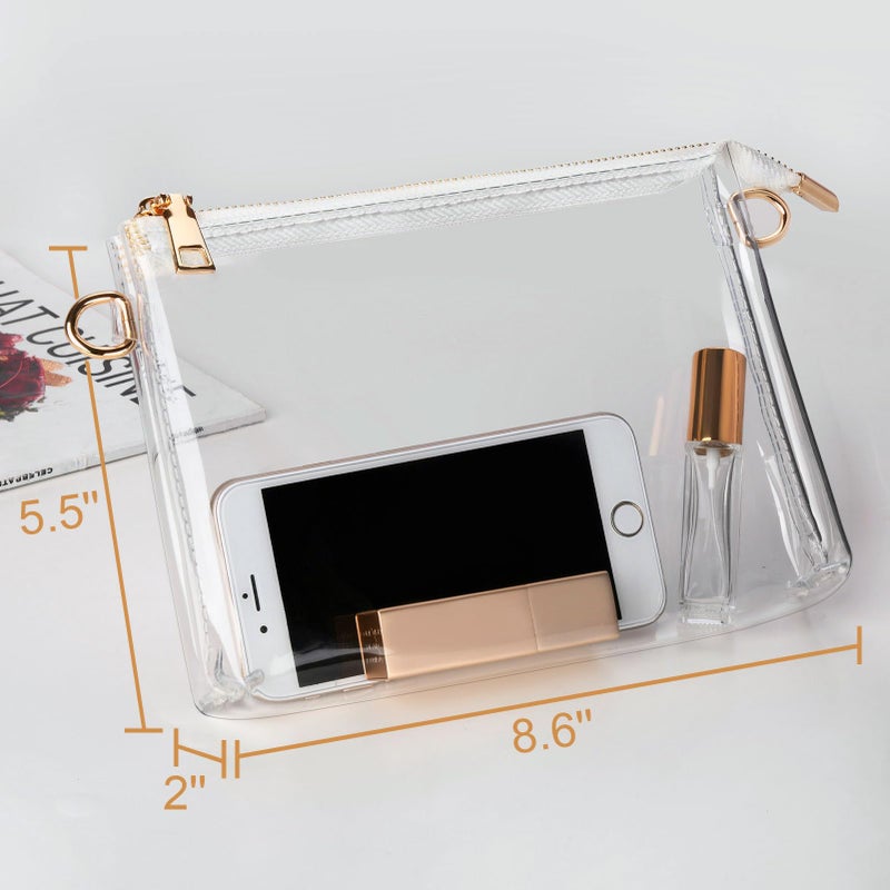 BS-VOG Clear Purse for Women - Stadium Approved Crossbody Bag, Small Stadium Bag for Concerts & Sports Events - Image 4