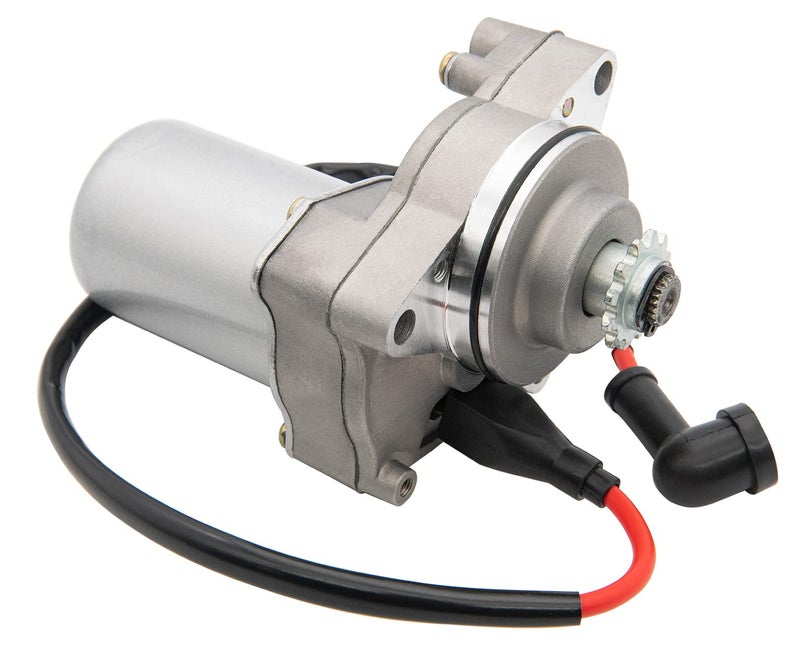 3 Bolt Starter Compatible for 125cc 110cc 100cc 90 cc 70cc 50cc Tao Tao ATV Dirt Bike Go Karts Four Wheeler Pit Bike 3 Bolt Starter Motor with Line