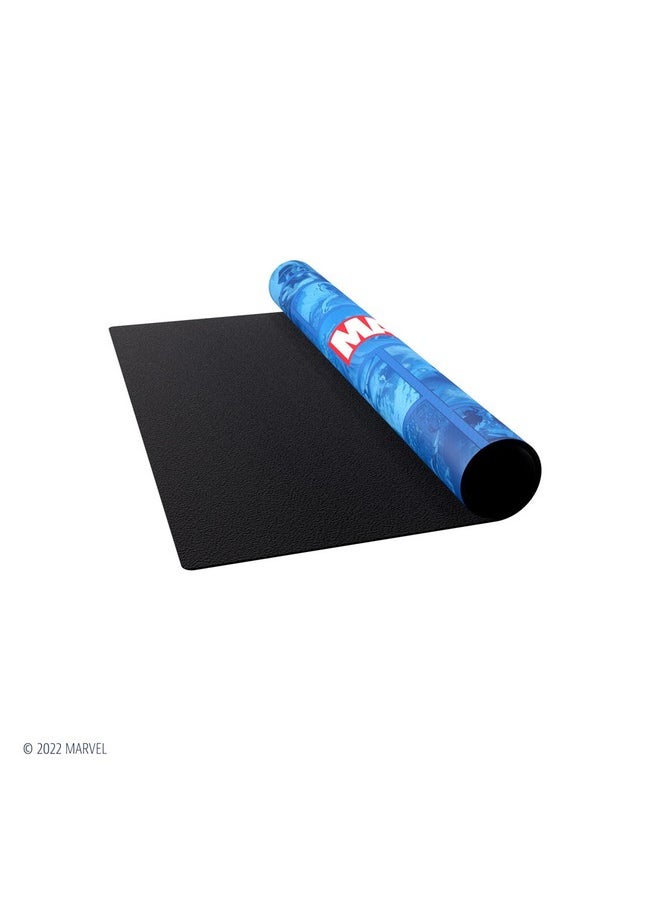 Gamegenic Gamegenic Marvel Champions Marvel Blue Prime Game Mat Xl ; Slipresistant 27.5" By 27.5" Rubber Mat ; Designed For Use With Marvel Champions The Card Game And Other Tcgs And Lcgs ; Made By Gamegenic  - Image 5