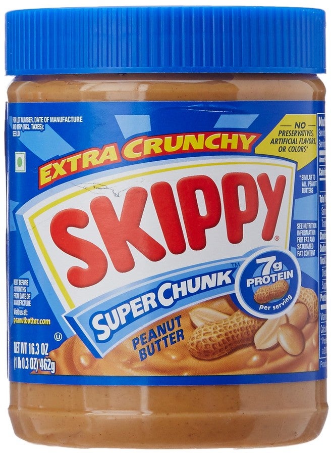 Skippy Peanut Butter Extra Crunchy Super Chunk, 462Gram - Image 1