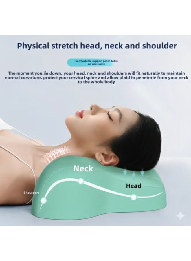 Dolar Medical neck pillow for proper comfort for the neck and spine made of memory foam that supports the spine and neck, prevents snoring and gives you a peaceful sleep from memory foam - Image 1